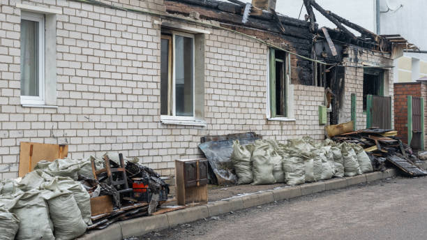 Professional Emergency Fire Cleanup technician working in Ridley Park, PA